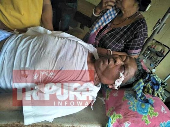 LS Election : 75 yrs old CPI-M leader beaten, hospitalized LS Election : 75 yrs old CPI-M leader beaten, hospitalized